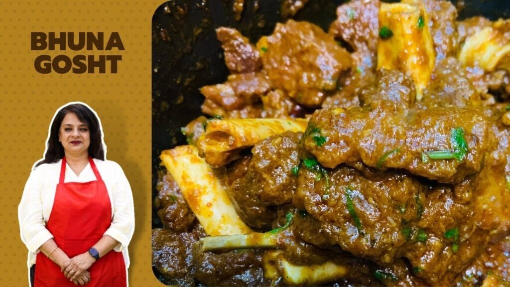 Bhuna Mutton Fry recipe by Vaishali Bhatnagar