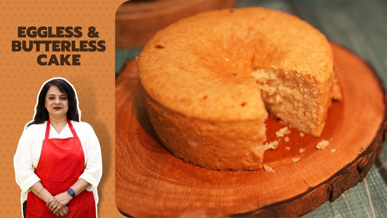 Eggless and Butterless cake recipe