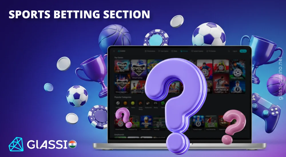 Glassi Casino in India offers only casino games and does not support sports betting